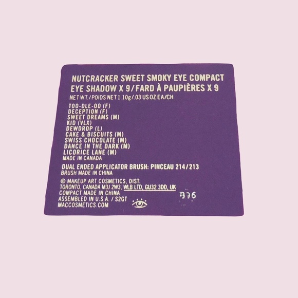 MAC Cosmetics Smokey Eye Palette from Nutcracker Suite Collection - Picture 7 of 7